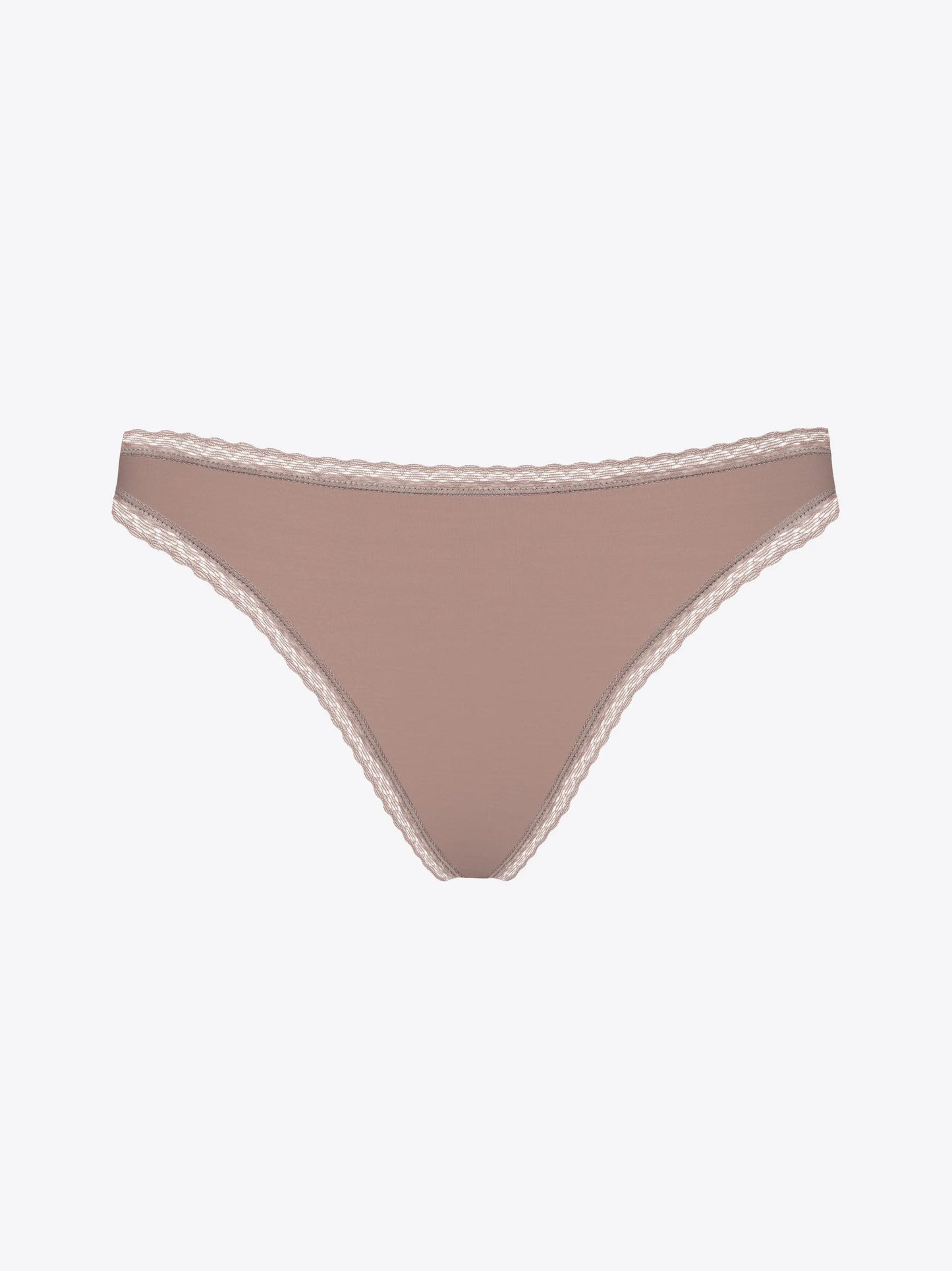 Helepruunid pitsi äärega string aluspüksid