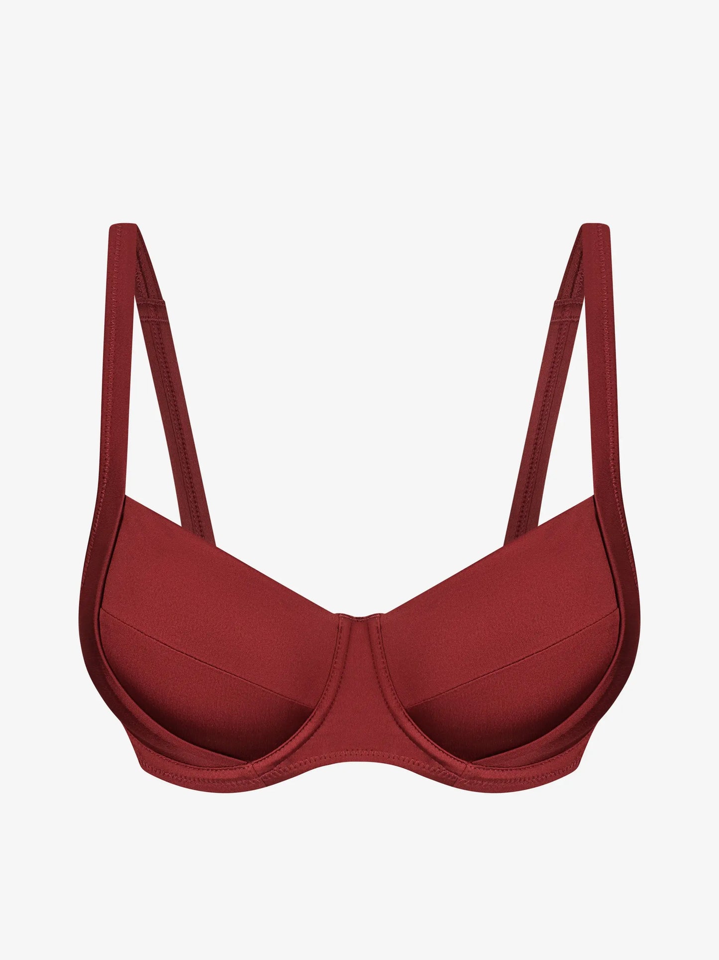 Bordoo värvi bikiini rinnahoidja