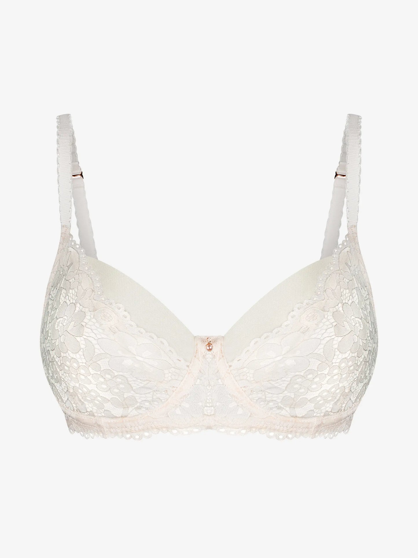 Valge pitsiline rinnahoidja