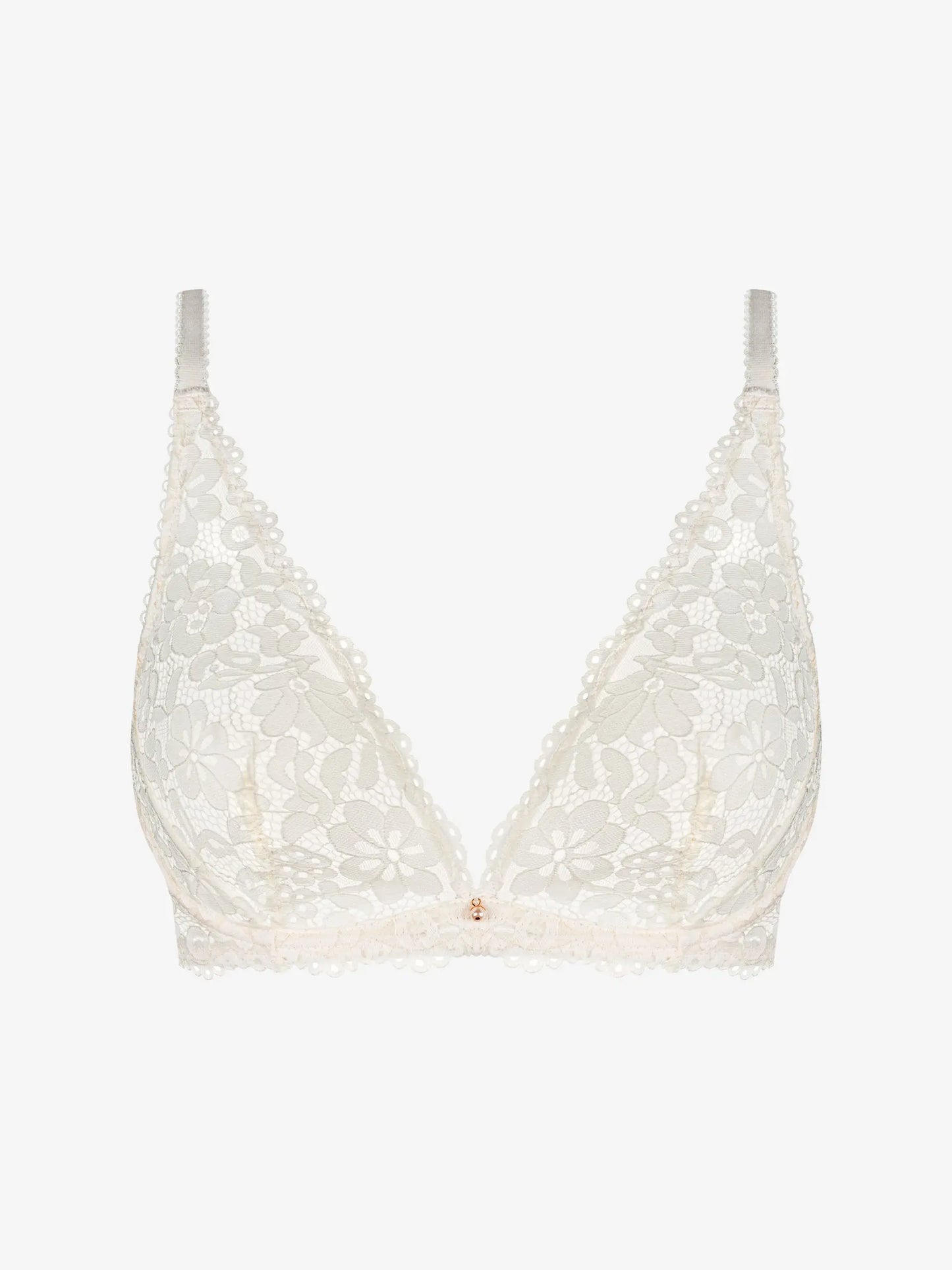 Valge pitsiline rinnahoidja