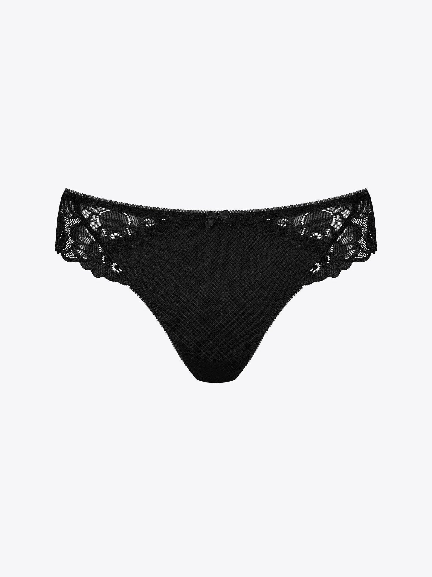 Musta värvi Florence Hipster String aluspüksid