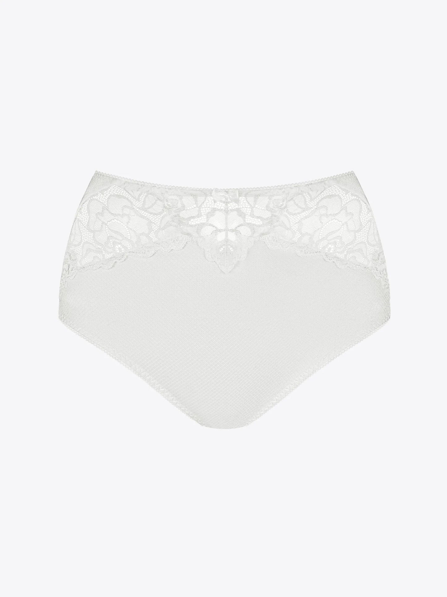 Valged kõrge pihaga Florence aluspüksid