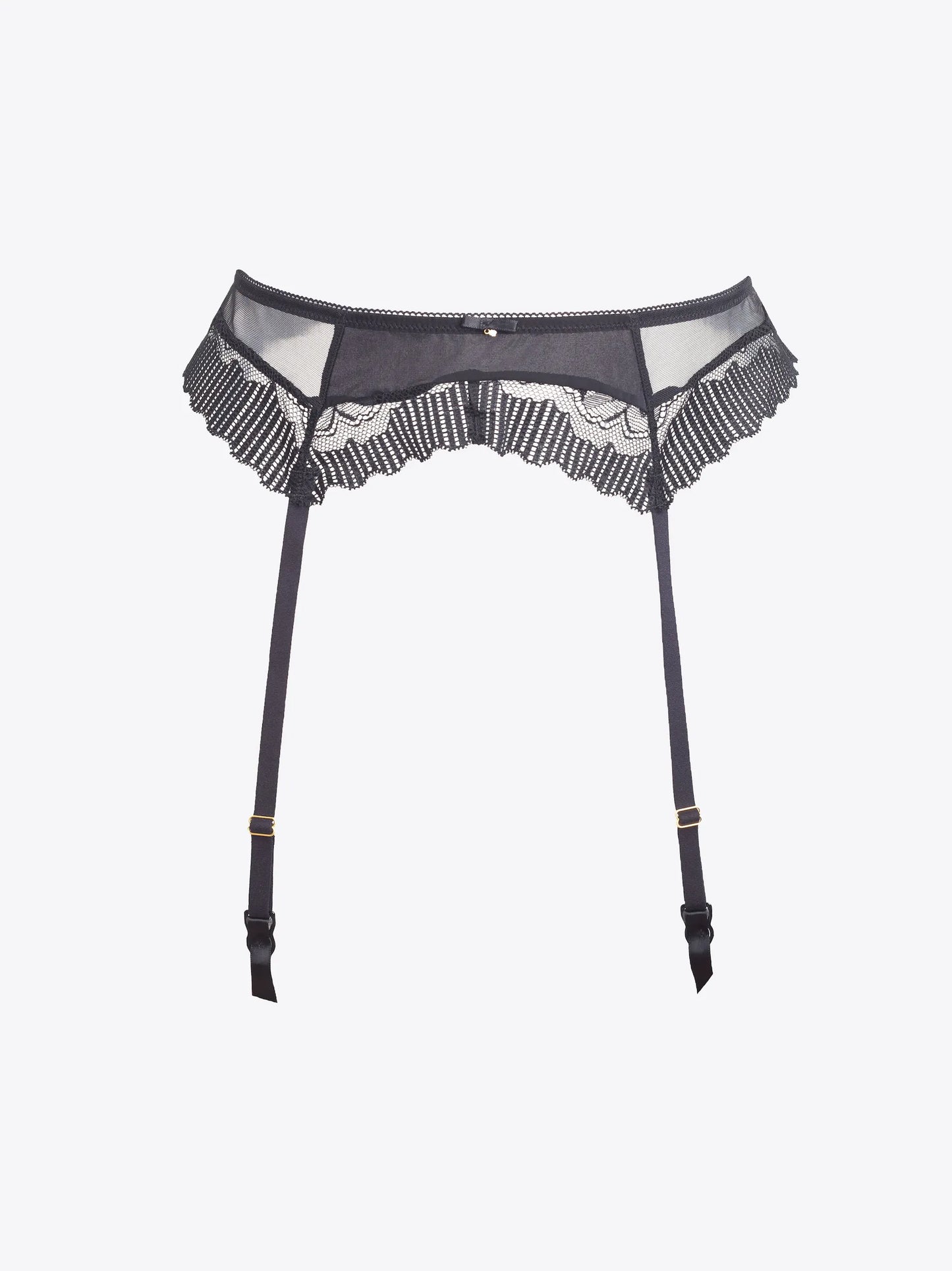 Musta värvi pitsilised sukahoidjad