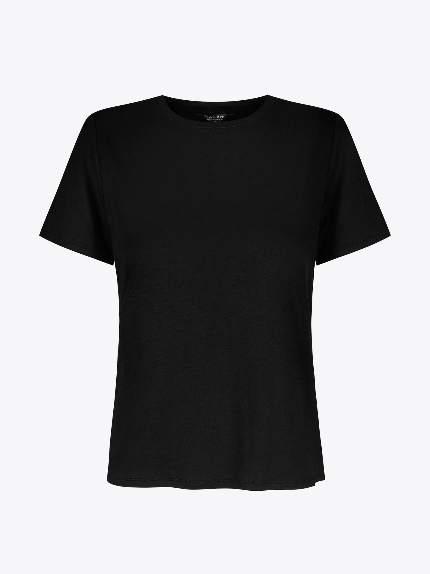 Musta värvi viskoosist Charlie t-särk