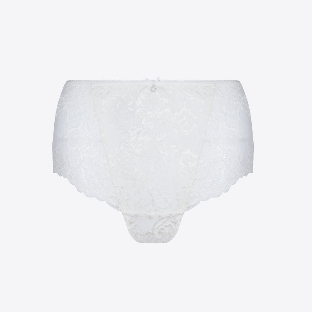 Valged pitsilised tai high waist aluspüksid