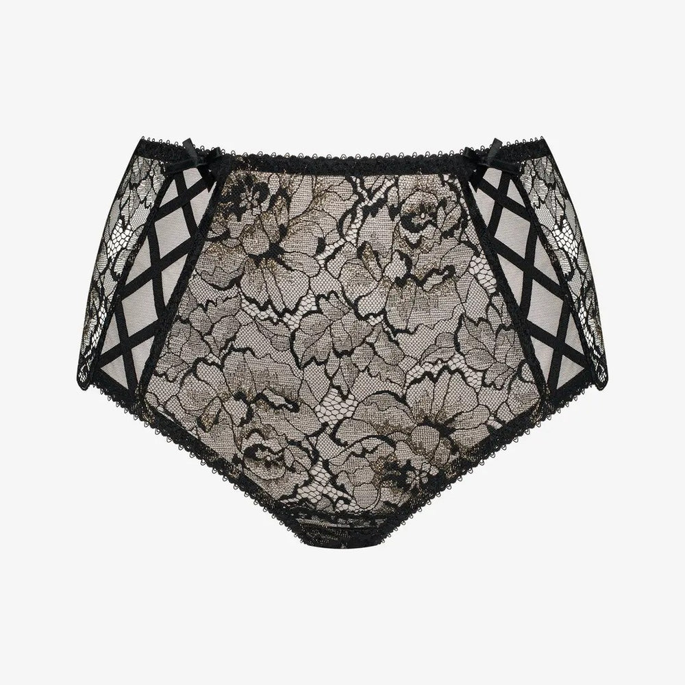 Musta ja kuldsega Stella tai high waist 