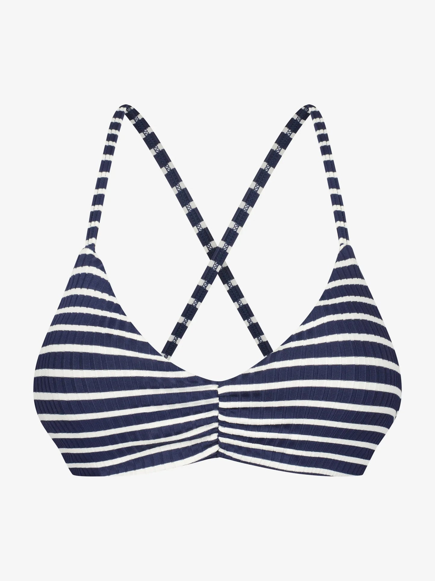 Sinise valge triibuline Skye ujumistop