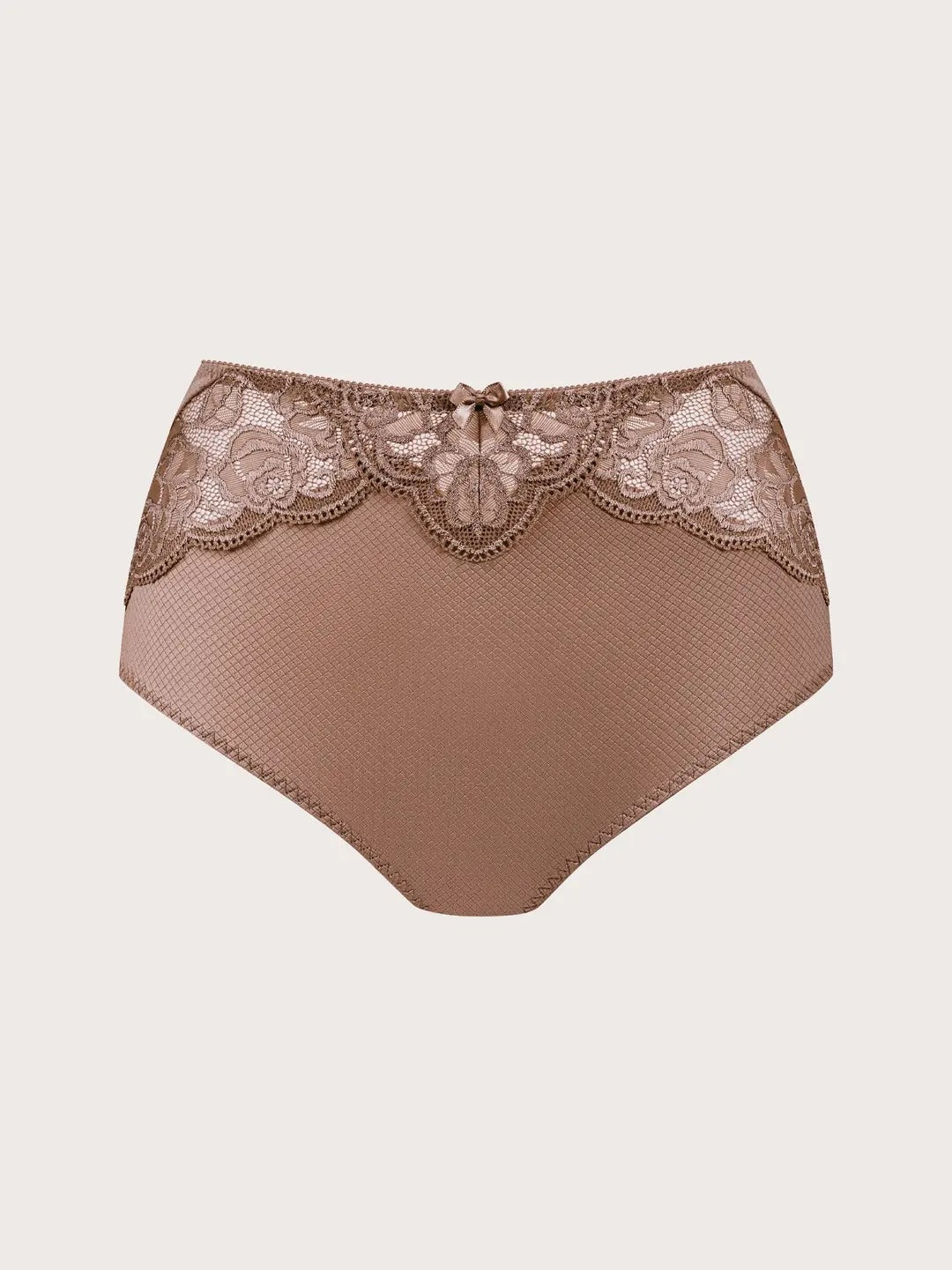 Pruuni värvi Florence tai high waist aluspüksid