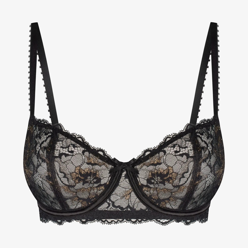 Musta ja kuldsega Stella Balconette rinnahoidja