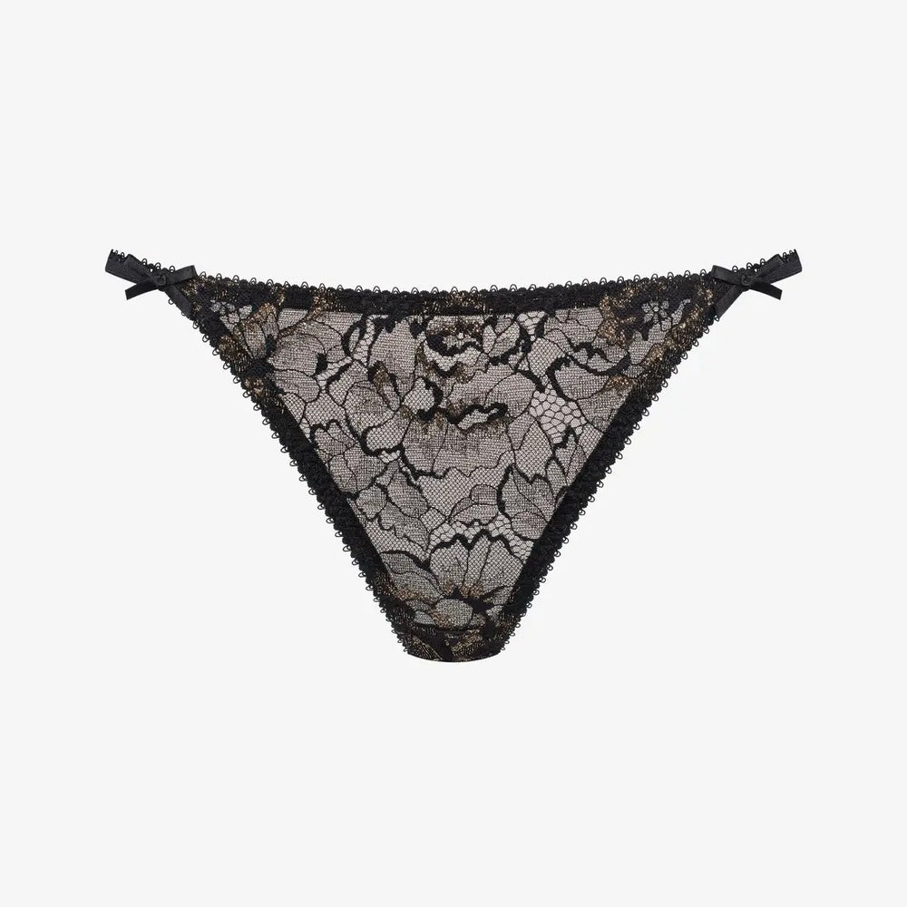 Musta ja kuldsega Stella string mini