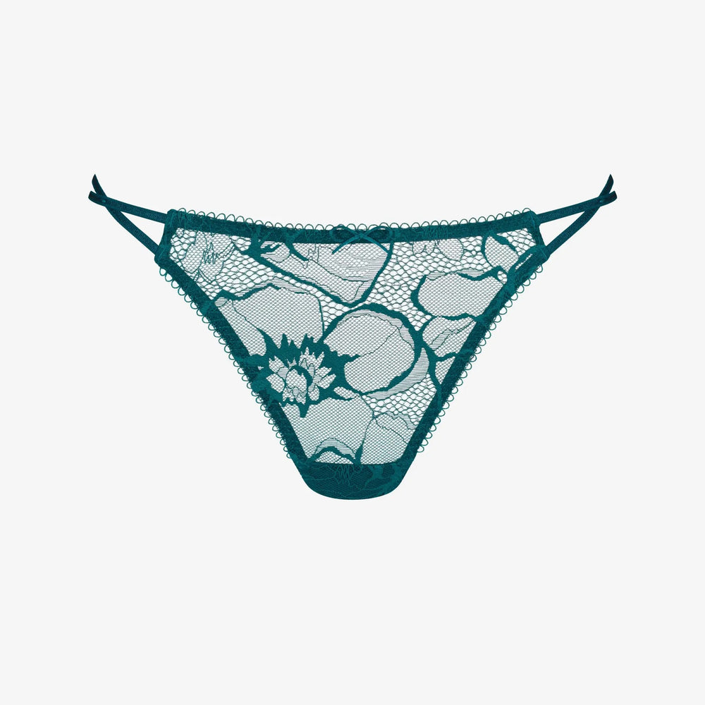 Tumerohelised Camellia string aluspüksid