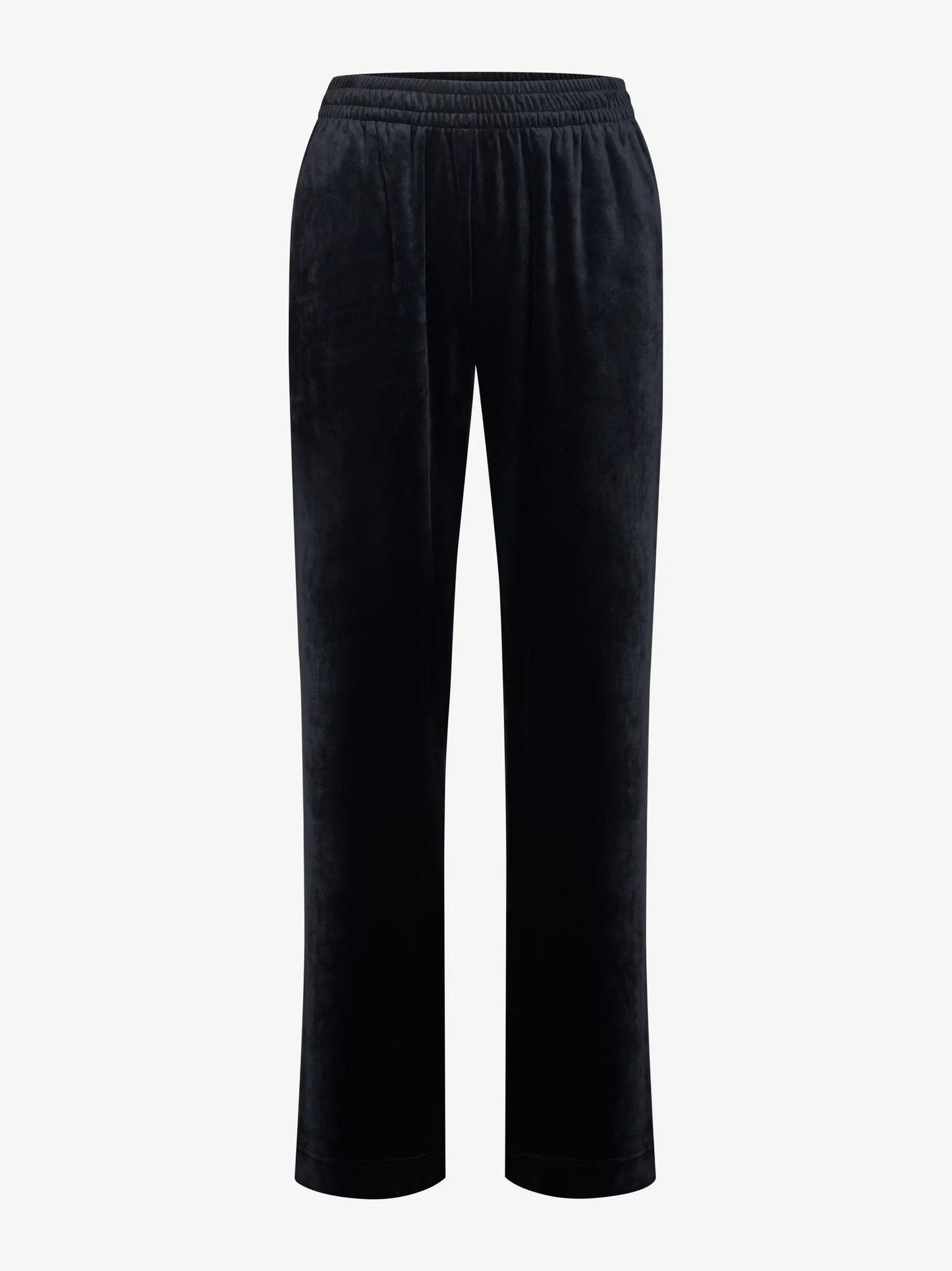 Musta värvi Penny veluurist püksid