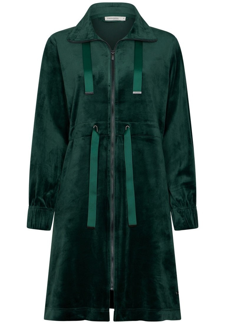 Tumeroheline veluurist pehme hommikumantel