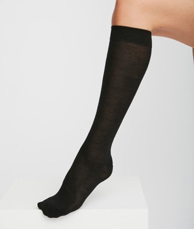 Silvia Wool-Silk Knee-Highs